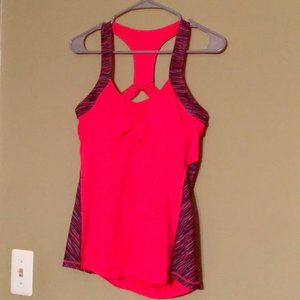 Workout top with built in bra Pristine Condition
